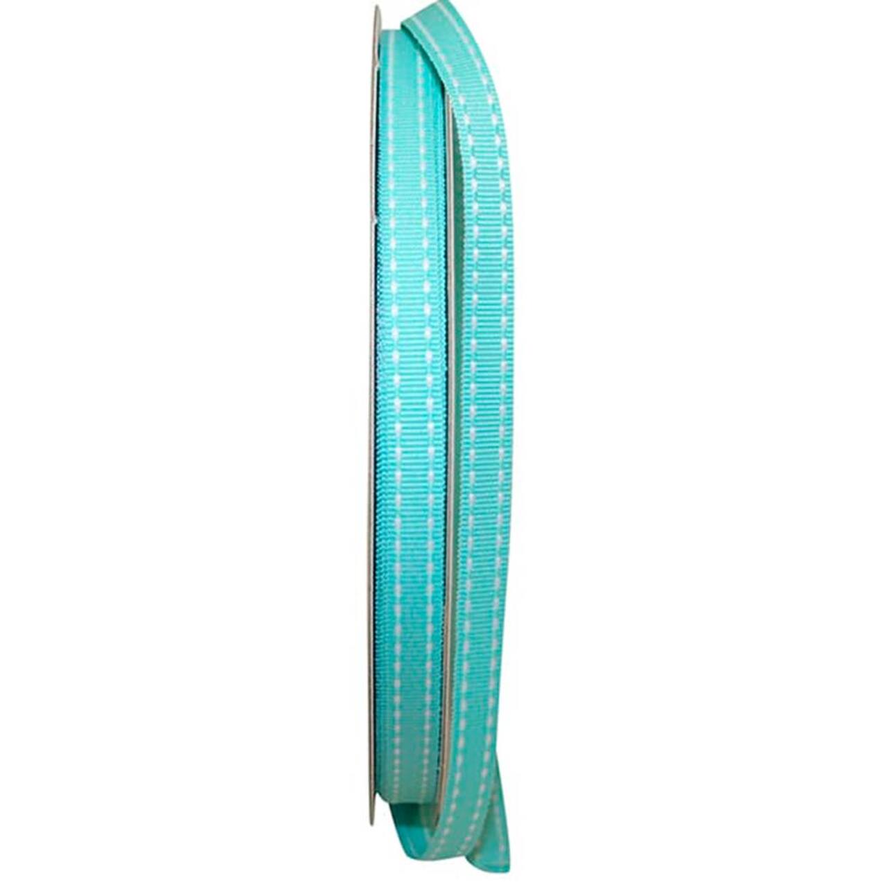 JAM Paper 3/8" x 50yd. Grosgrain Saddle Stitch Ribbon
